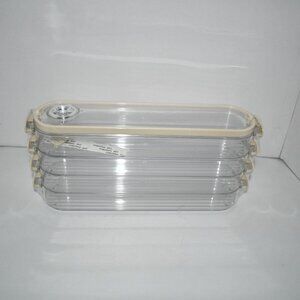 UFORU 3 Tier Pasta Storage Containers, Storage Box, NWT